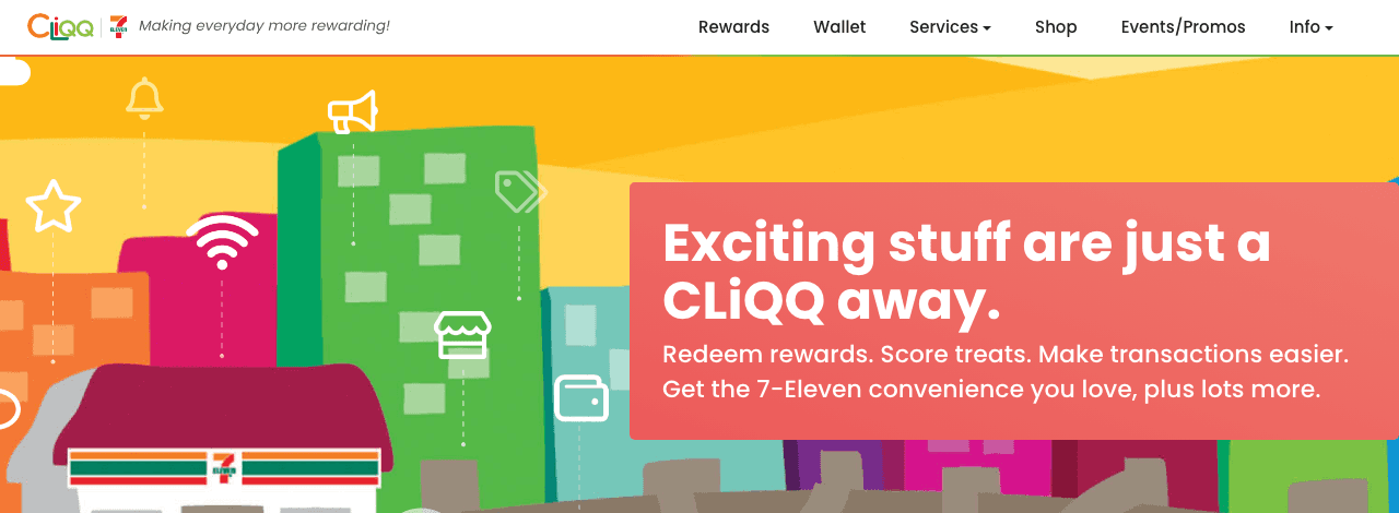 7-Eleven CLiQQ rewards and Pera Padala remittance platform