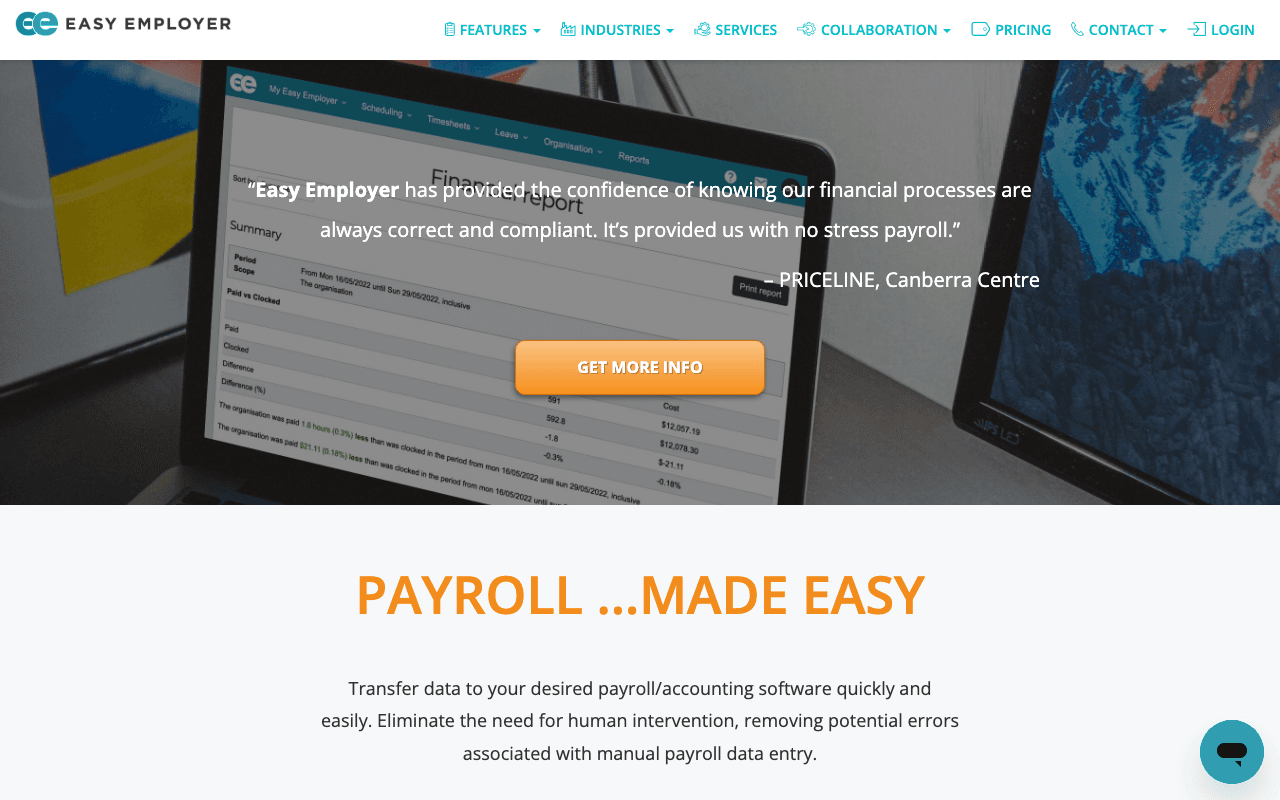 Easy Employer workforce management and payroll platform