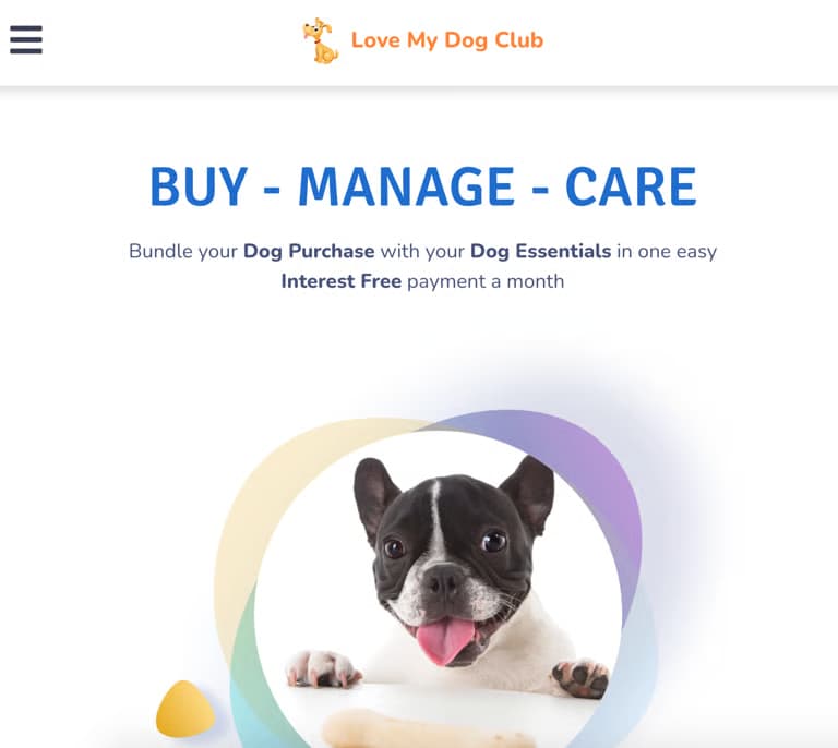 Love My Dog Club Platform