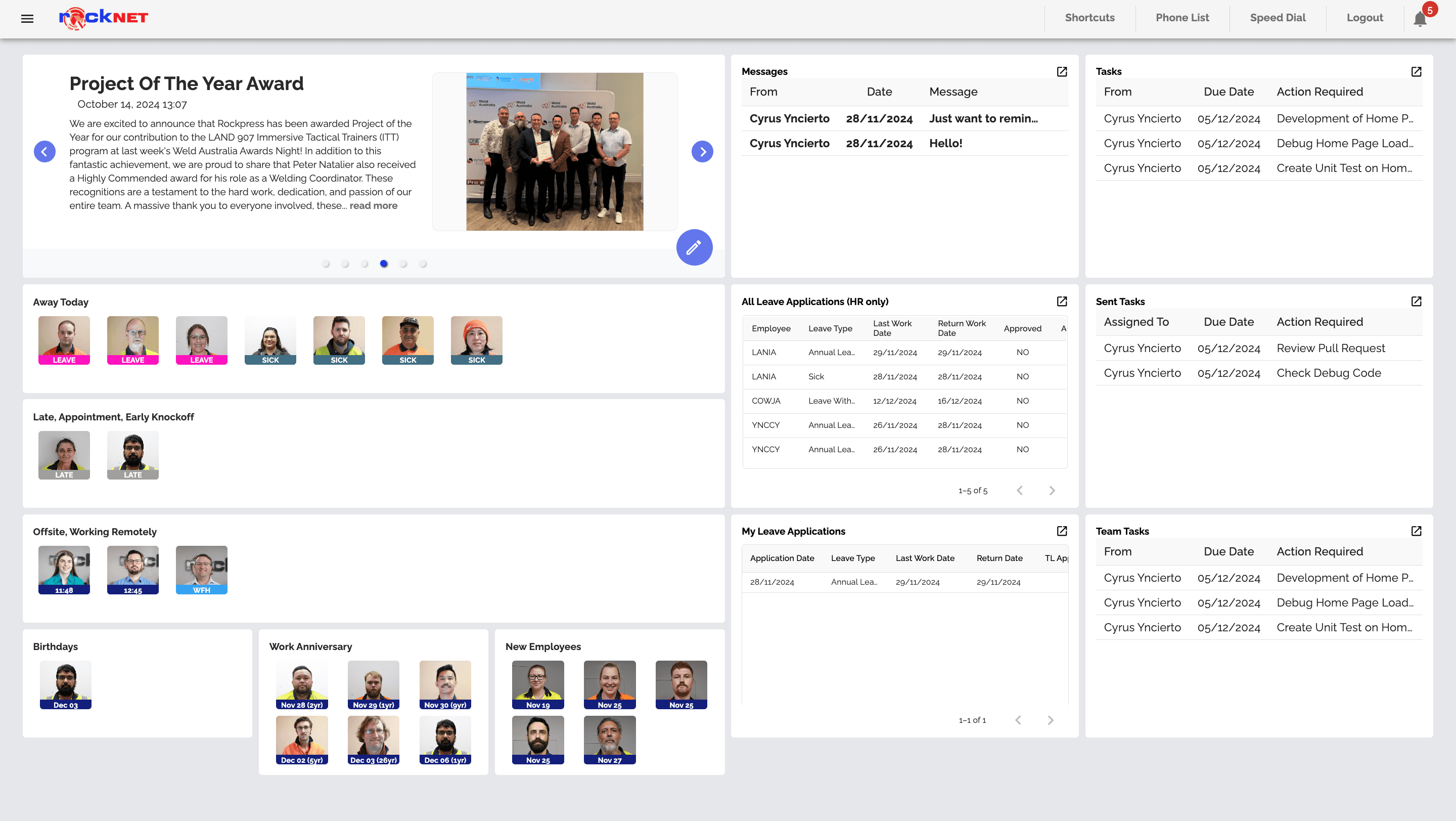 RockNet case study