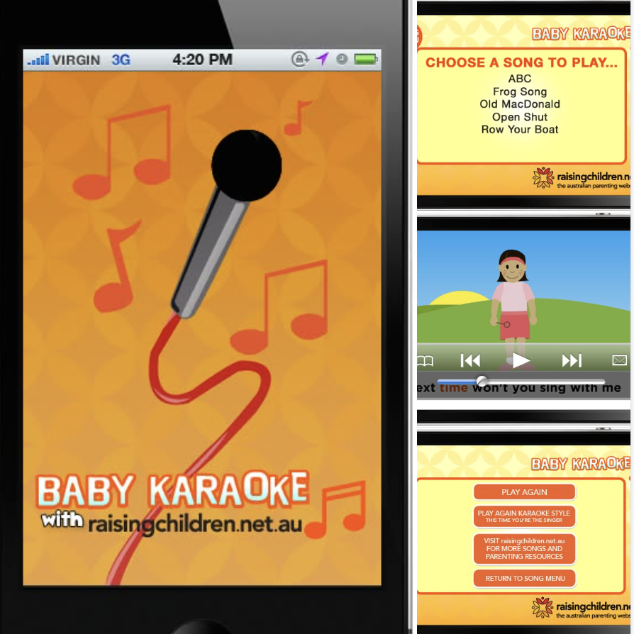 Baby Karaoke iPhone app goes live screenshot 1