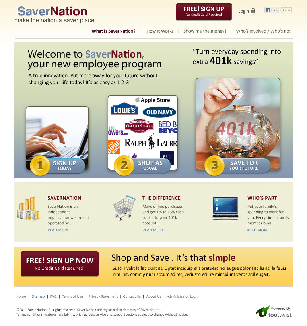 Saver Nation goes live screenshot 1